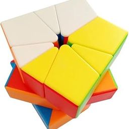 HAWKISTER Kid Moyu Meilong Square-1 Speed ??Cube Moyu Sq-1 Stickerless Magic Cube Puzzle Toy-30