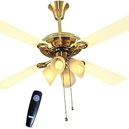 USHA Fontana Lotus 1230mm ISI Ceiling Fan with Decorative Lights | BEE Star Rated | 100% Copper Motor | RF Remote, High Air Speed and Delivery | 2 Year Warranty | ( Gold Ivory ) Pack of 1 | Free Installation-29