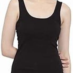 Friskers Black Cotton Tank top-image-68