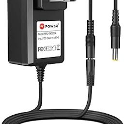 PKPOWER AC Aapter for QFX J-211BT Wireless Boombox AM/FM/USB/CD Player, Power Supply for QFX PBX-1201 PBX-1205 PBX-2000 PBX-BF12 PBX-5 6.5"" Wireless Party Speaker Power Cord-13