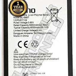 BL-58BT Battery for Tecno pouvoir 4 pro Battery with 1 Year warrenty**** (V203)-picture-11
