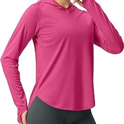 Women's Sun Hoodie UPF 50+ SPF Rash Guard Long Sleeve Lightweight Quick Dry UV Shirts for Hiking Fishing Swim-image-52
