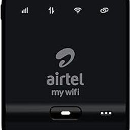 Airtel DigitalTV AMF-311WW Data Card Single_Band 150 Mbps (Black), 4g Hotspot Support with 2300 Mah Battery-0
