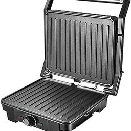 Grilling Electric 2000W Indoor Searing Grill with Non‑Stick Plate Removable Grilled Steak Grill Maker, Dish Safe, Heating Barbecue for Steaks BBQ Breakfast (EU Standard) (Black) -Layfoo-image-9