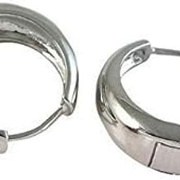 Men Style 316l Salman Khan Bali Inspired Silver Stainless Steel Round Hoop Earring for Men and Boys-image-29
