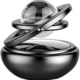 AutoBizarre Metal Body Solar Powered Rotating Black Solar Crystal Car Air Freshener Car Dashboard Accessory For Car Interior Decoration For All Cars (Aerosol, Pack Of 1)-23