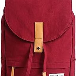 Hagen Backpack - 20 L Organic Cotton Italian Leather 16” Inch Laptop Bag For Men and Women-41