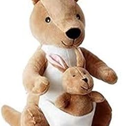 LOVEY DOVEY Super Soft Toys Long Soft Lovable hugable Cute Giant Life Size Teddy Bear (30 cm Super Soft Toys, Kangaroo with Baby)-image-57