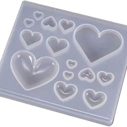 Silicone Mix Heart Shape Resin Mold Art Casting Mould Epoxy Silicon Moulds DIY Design| Multipurpose Silicone Coaster Mould| Coaster Molds (Pack of 1)-image-17