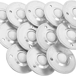 GARVALON 12pcs Wheel Bearing Rollers Nylon Furniture Casters for Easy Movement of Sofas Cabinets and Shelves Quiet Wear-Resistant Design for Versatile Use-image-2