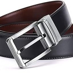 Men's Reversible Shiny Pu-Leather Formal Belts(Color-Black/Brown||BL-014)-picture-10
