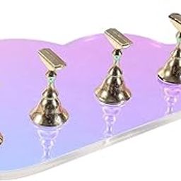 NAILWIND Nail Stand, Nail Holder for Display Painting Nails, Acrylic Magnetic Practice Nail Stand Set, Fake Nail Holder for Press On Nails for Homes and Salons Nail Display for Home Salon-image-68