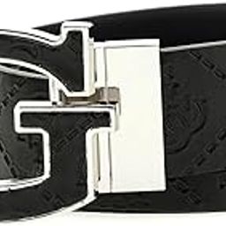 Black Textured Reversible Belt-image-23