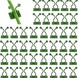 HASTHIP® 50Pcs Wall Fixture Clips for Plant Climbing Vine Plant Climbing Wall Fixer Self-Adhesive Hook, Wall Vines Fixture Wall Hook Vines Climbing Clip for Home (Green)-image-47