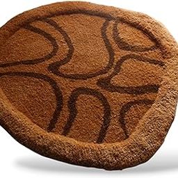 Handmade Large Size Dog Pet Bed 34" x 37" | Brown Color Made with 100% nz Wool-image-26