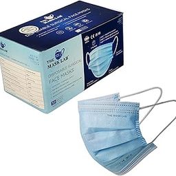 The Mask Lab - 3 Ply Surgical Mask/Disposable Respirator with Ear Loops, ASTM F2100-11 (U.S.) Approved - Pack of 50-31