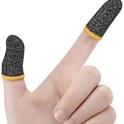 Pubg Anti-Slip Thumb Sleeve, Increase Your Gaming Score Slip-Proof Sweat-Proof Professional Touch Screen Thumbs Finger Sleeve for Pubg Mobile Phone Game Gaming Gloves Multi Colour (1 Pair)-21