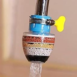 Rdipsie Activated Carbon Faucet Water Filters Universal Interface Home Kitchen Faucet Tap Water | Tap Filter Multilayer | Clean Purifier Filter Cartridge Five Layer Water Filter (1)-image-4