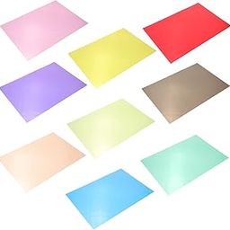 Operitacx 9pcs Color PVC Sheets Light Diffuser Gels Plastic Film Filters for Photography Art Projects-image-66