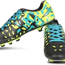 Chaser Kids Football Shoes (Orange-Black-Firozi)-image-2