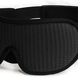 amiciCare Fabric 3D Eye Sleeping Mask: Ergonomic Blindfold For Superior Comfort With Zero Eye Pressure And Total Darkness,Black-image-22