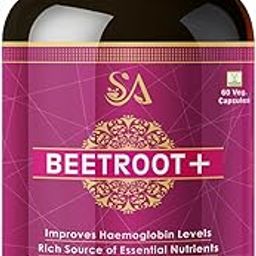 Sire Ayurveda Beetroot(Capsules Iron Supplement, Increases Hemoglobin, Ideal for Sensitive Stomachs - Non-Constipating, Red Blood Cell Supplement, 60 Capsules)-17