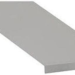 In-Line Sloping Hood Filler Color: Gray, Size: 1" H x 15" W x 18" D-picture-14