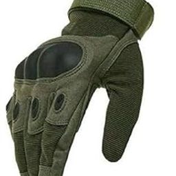 SHIFTER Bike Gloves Pro Bike Riding Gloves Full Finger Winter Motorcycle Ride (Green), Leather-image-26
