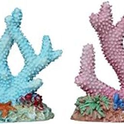 Wonderland Miniature Toys Set of 2 Coral (Miniature Fairy Garden Accessoriesfor DIY Tray Garden Plant Décor)-image-38