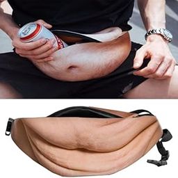 ELBME® Creative Funny Anti-Harassment Artificial Belly Shape Outdoor Bags | HC0879F-image-31