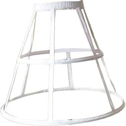 bnf® Cage Hoop Skirt Petticoat Crinoline Pannier Petticoat for Prom Dress Wedding White|Clothing, Shoes & Accessories | Vintage |Slips & Petticoats|1 Cage Hoop Skirt Petticoat-image-17