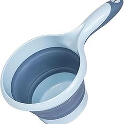 Shopping Mart Collapsible Plastic Water Ladle Folding Scoop for Bath Soaking Cleaning, Portable Water Pourer Dipper Spoon for Camping Travel, Small Shower Bucket Basin Tub Rinse Cup Mug (Multicolor)-image-87