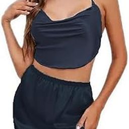 | Women's Nightgown Babydoll Sexy Lace Sleepwear Chemises Modal Nighty, Special for Honeymoon, First Date and Valentine's Day | S Black-image-96