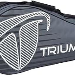 Triumph Stroke Badminton Kit Bag Grey/Black-image-22