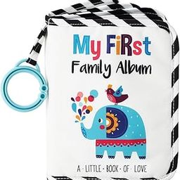 Urban Kiddy™ Baby's My First Family Album | Soft Photo Cloth Book Gift Set for Newborn Toddler & Kids (Elephant)-image-61