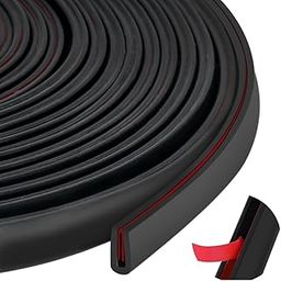 HASTHIP® 16.4ft Rubber Edge Trim Cuttable Rubber Edge Trim Protective EPDM Board Edge Trim Tape Double Side Interior Adhesive Design Rubber Edge Trim for 0.5-2mm Thickness Metal Boards or Panels-4