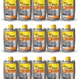 Dr.Fixit 301 SBR Latex Pidicrete URP, SBR Latex For Waterproofing & Repairs - 1Kg (Grey) pack of 15-2