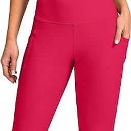 Women's High Waisted Swim Shorts with Pockets UPF50+ Long Board Swimming Shorts for Women with Liner, Watermelon, X-Large-image-38