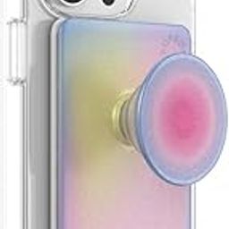 PopSockets Phone Wallet with Expanding Phone Grip, Phone Card Holder, Solid PopWallet - Aura-3