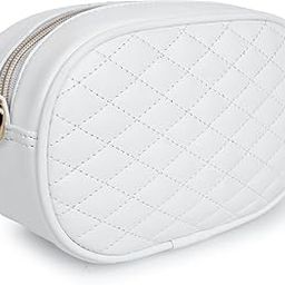 Genuine Leather Waist Pack Travel Handy Hiking Zip Pouch Document Money Phone Belt Sport Bag for Men and Women and Adult | White | rozley White Girl Waist Bag-image-28
