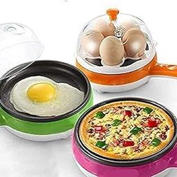 Multifunctional 2 in 1 Electric Egg Boiling Steamer Egg Frying Pan Egg Boiler Electric Automatic Off with Egg Boiler Machine Non-Stick Frying Pan-24