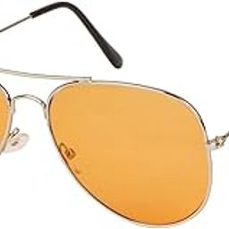 Classics Aviator Silver-Orange UV Protection Sunglasses For Men & Women |MA-095-S13|-image-47
