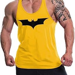 ANTTELOPE Men's Cotton Vests Super Combed Cotton Black Round Neck Sleeveless Stringer Y Racer Back Tank Tops Gym Workout Fit Sando Vest Tank Top for Men-image-62