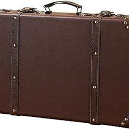 bnf® Wooden Trunk Suitcase Luggage Trunk for Window Display Themed Party Keepsake 44cmx14cmx29cm|Travel | Vintage Luggage & Travel Accs| Vintage Luggage & Travel Accs|1 Wooden Trunk Suitcase-21