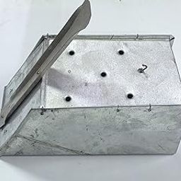 Steel Rat Trap Catcher/Traper/Mouse Cage (9 x 4 x 5 inch)-image-1