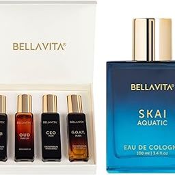 Bella Vita Luxury Man 4 X 20 Ml With Klub Oud Ceo G.O.A.T Woody Citrusy Skai Aquatic Unisex Eau De Spray Cologne With Bergamot Lavender & Patchoulipremium Long Lasting Woody Fragrance-image-96