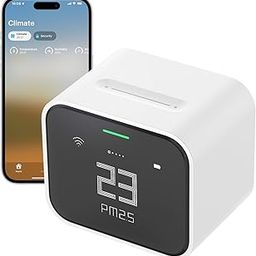 Qingping Air Quality Monitor Lite with Wi-Fi, Supports HomeKit, Detects PM2.5, PM10, CO2, Temperature and Humidity, Tests Indoor Air Pollution with Accurate Measurement-13