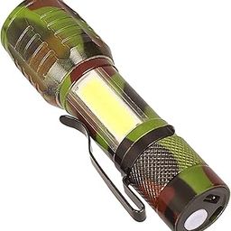 Care 4 LED Small Metal Pocket Torch Light | Emergency Light for Home Rechargeable Military Flashlight, 140 Lumens-18