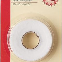 UCRAVO Double-Sided Tape Rivil Civil Fabric Fusing Tape Double Sided Adhesive Hem Tape Iron on Tape (White) Buckram Fabric Fusible IInterfacing Interlining Fusible 100 Yards Sewing Accessory Adhesive-22