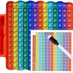 Math Fidget Toy, Learning Toys, Education Toys Educational Toy Alphanumeric 12x12 99 Multiplication Tables Suitable for Use As A Decompression Toy or Teaching Equipment-picture-22